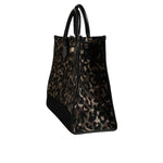 Dolce & Gabbana Multicolor Leopard Shopping Tote Shoulder Bag BAG4370