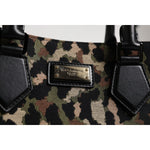 Dolce & Gabbana Multicolor Leopard Shopping Tote Shoulder Bag BAG4372