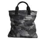 Dolce & Gabbana Black Camouflage Shoulder Strap Logo Plaque Bag BAG4384