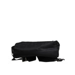 Dolce & Gabbana Black Logo Tape Polyamide School Travel Backpack Bag