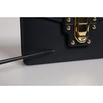 Dolce & Gabbana Black Calfskin Leather Shoulder Strap Bag BAG4307