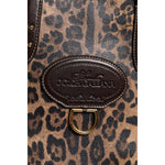 Dolce & Gabbana Brown Leopard Leather Shoulder Strap Tote Bag BAG4328