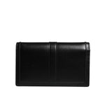Versace Black Calfskin Leather Chain Strap Shoulder Crossbody Bag BAG4391