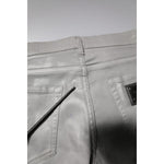 Dolce & Gabbana Gray Cotton Stretch Men Slim Fit Denim Jeans PAN75172-48