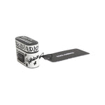 Dolce & Gabbana Black White Leather Scribble Embossed Logo Airpods Case SMY10655