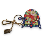 Dolce & Gabbana Multicolor Gold Tone Carretto Keychain Keyring SMY10763