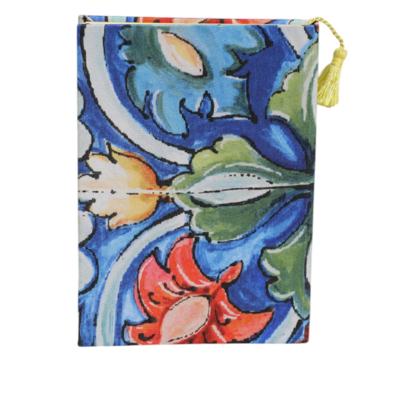 Dolce & Gabbana Multicolor Polyester Floral Siciliano Print Notebook SMY10587