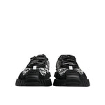 Dolce & Gabbana Black Logo Lace Up Low Top NS1 Sneakers Shoes MV7200-47