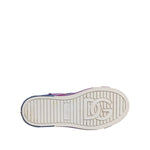 Dolce & Gabbana Purple Leather DG Logo Low Top Sneakers Shoes LA12539-36.5
