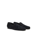 Etro Blue Leather Slip-On Loafer ET-7402673-EU40/US7