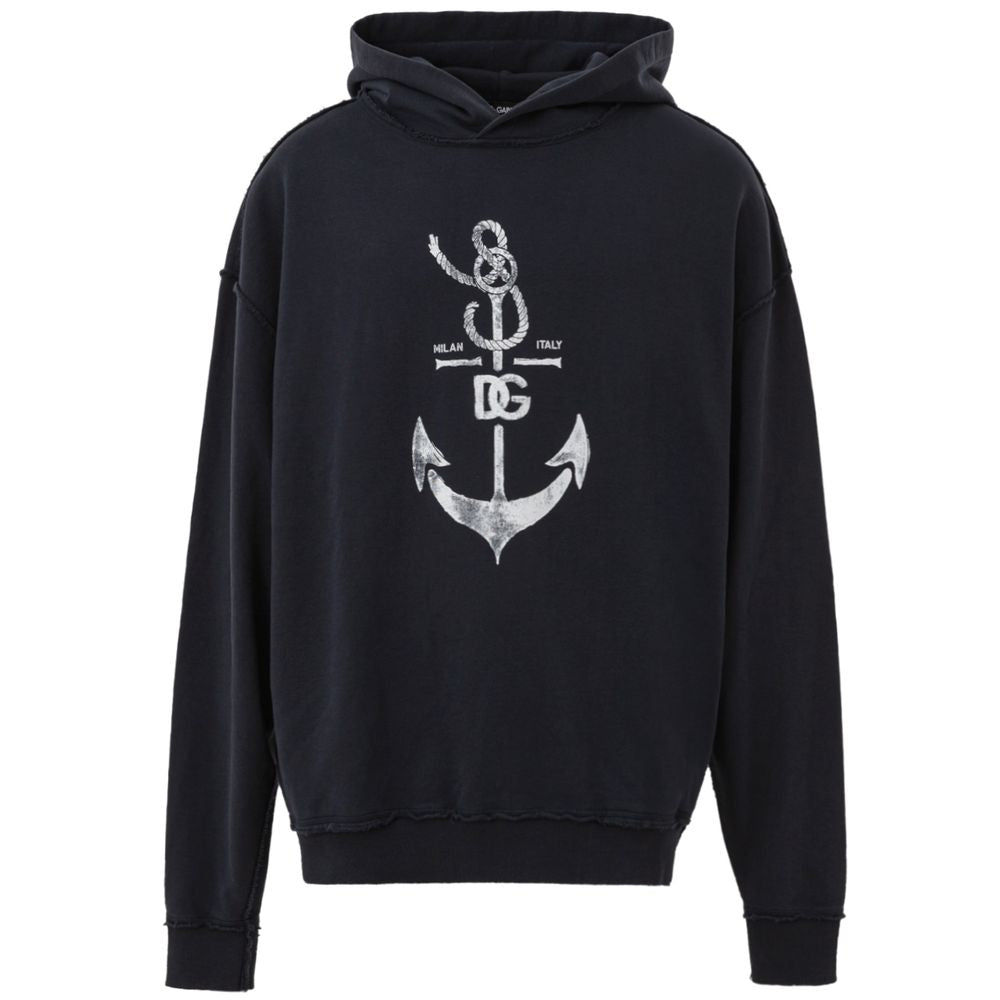 Dolce & Gabbana Blue Cotton Sweatshirt DO-7579673-L