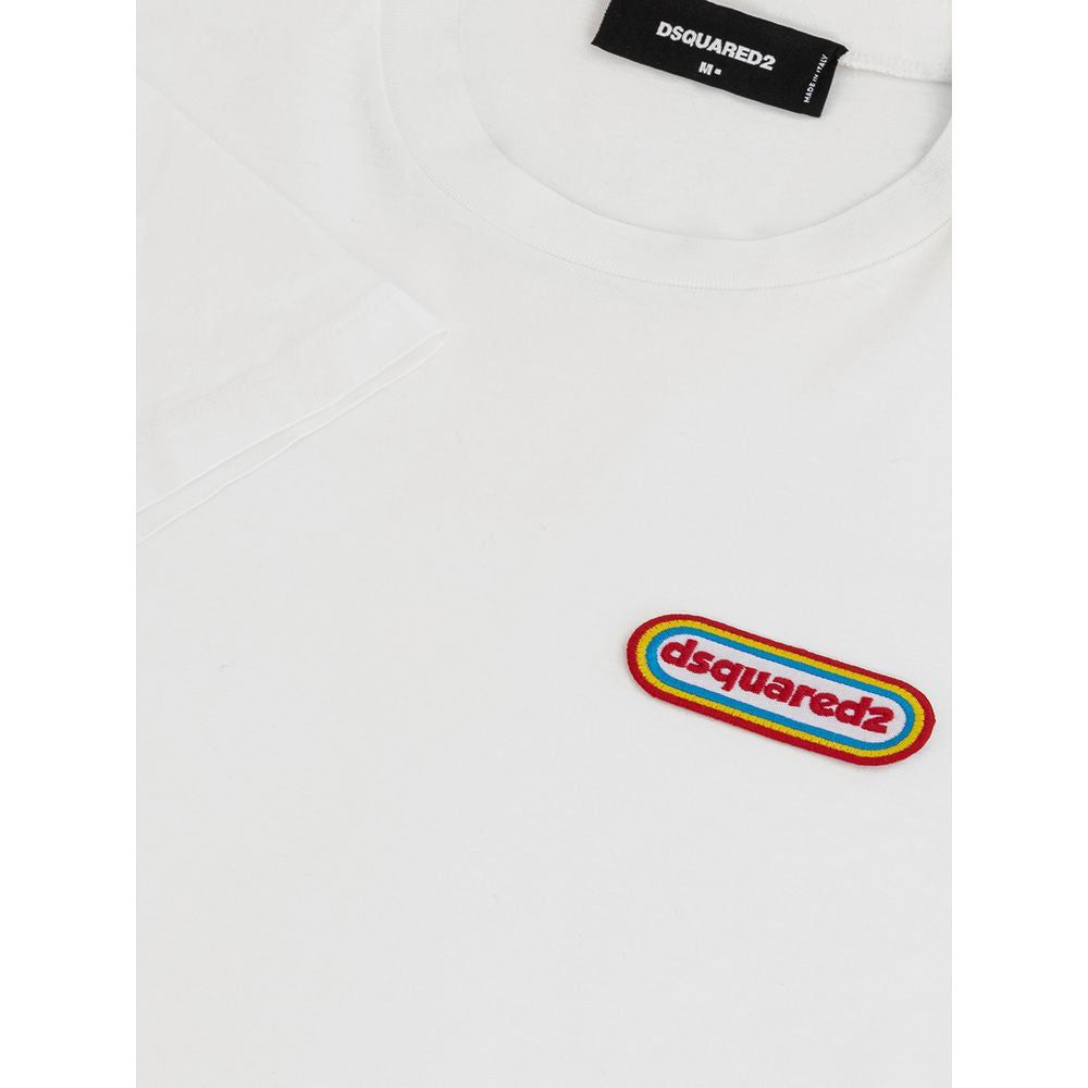 Dsquared² Chic White Cotton Staple Tee DS-4635666-M