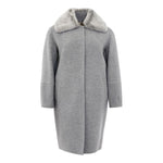 Herno Elegant Gray Wool Jacket for Timeless Style HE-1808662-IT42|M