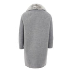 Herno Elegant Gray Wool Jacket for Timeless Style HE-1808662-IT42|M