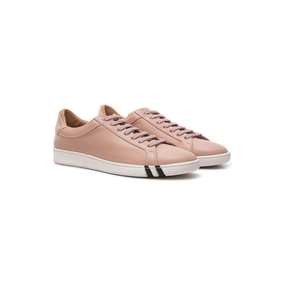 Bally Elegant Pink Leather Sneakers for Women BA-2425675-EU40/US10