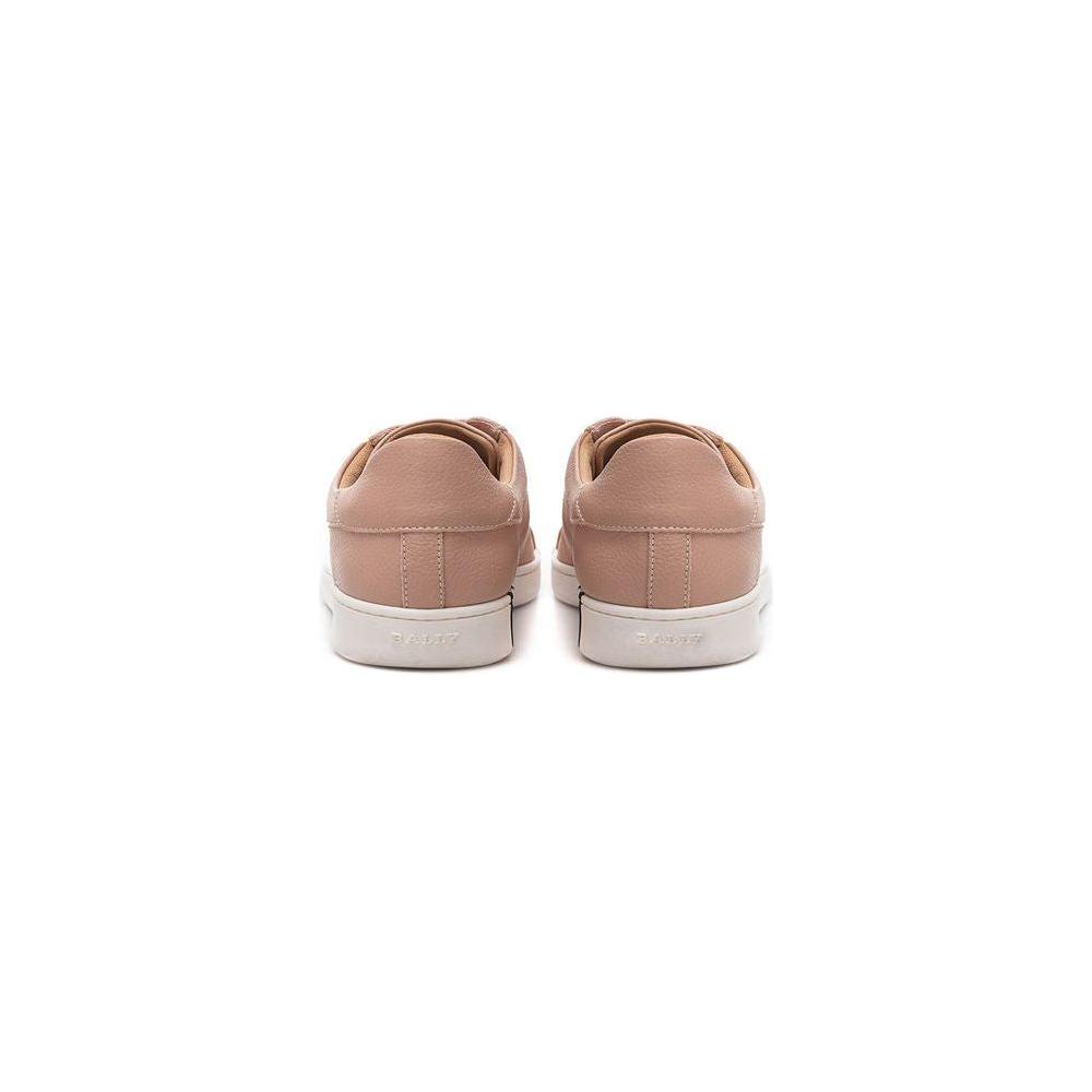 Bally Elegant Pink Leather Sneakers for Women BA-2425675-EU40/US10