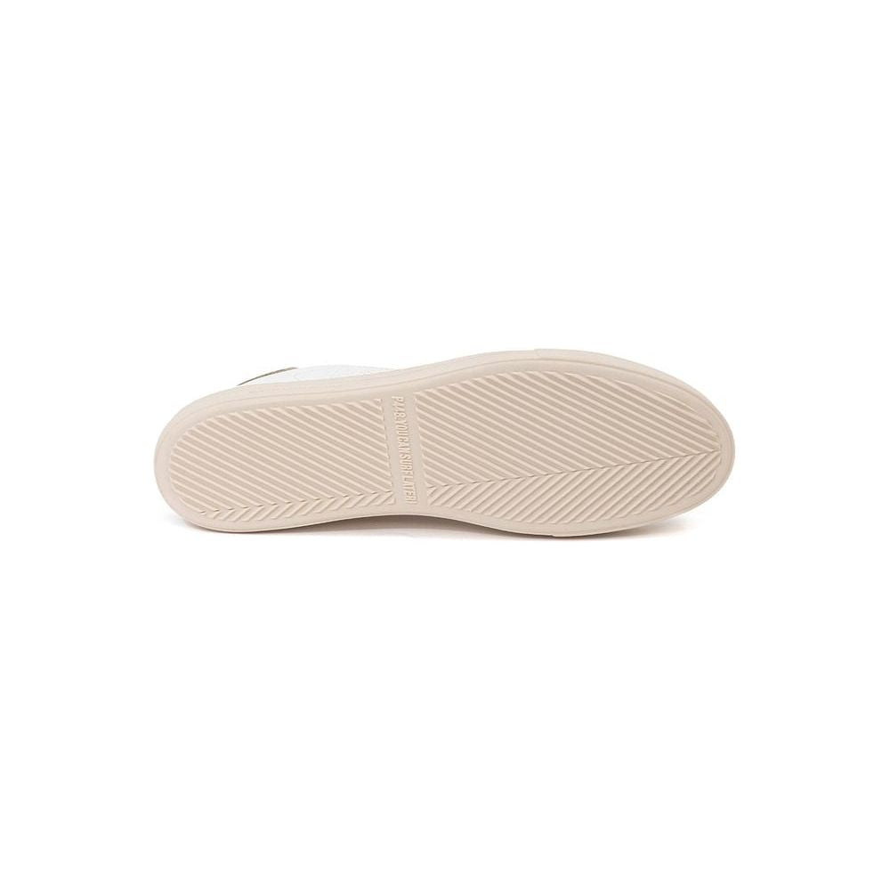 P448 White Leather Sneakers Elegant Casual Footwear P-2466666-EU36/US6