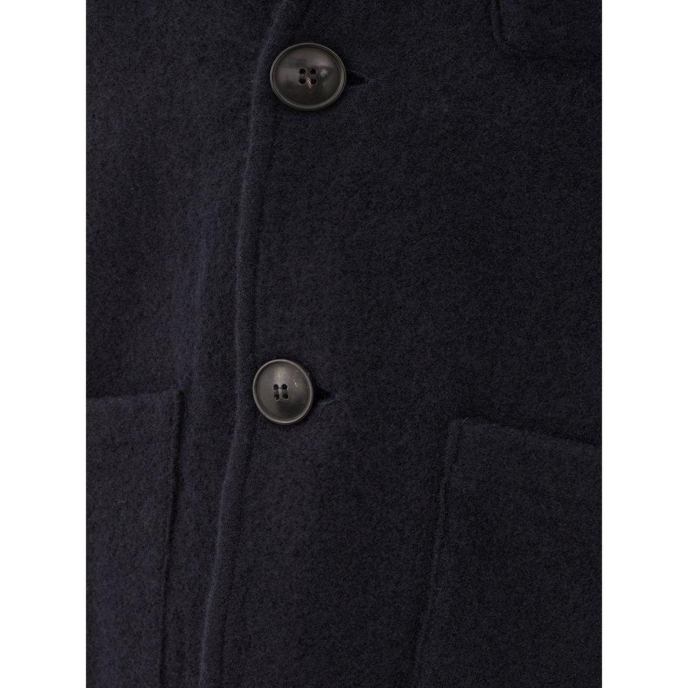 KANGRA Elegant Woolen Blue Jacket for Men KA-1816673-IT50 | L