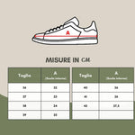 P448 White Leather Sneakers Elegant Casual Footwear P-2466666-EU36/US6