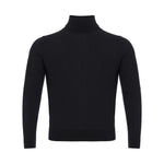 Colombo Italian Cashmere Luxury Black Sweater CO-1911676-IT60 | 4XL