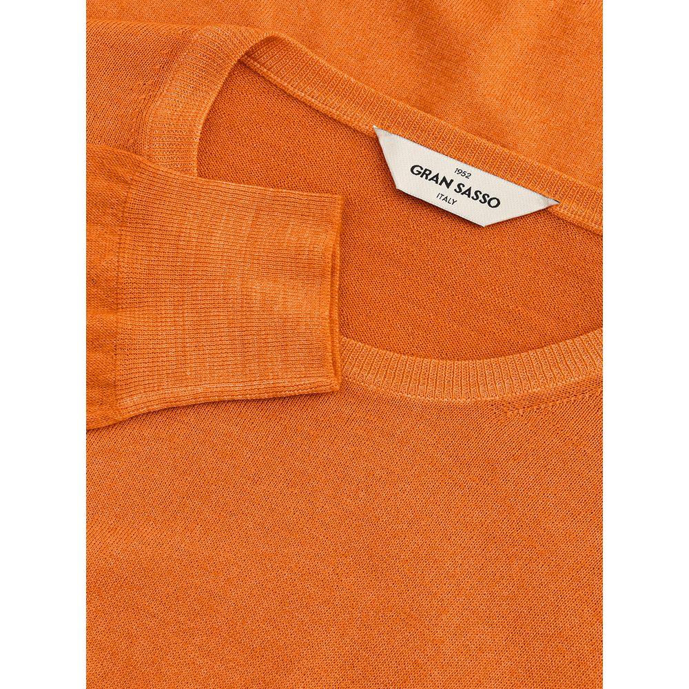 Gran Sasso Orange Wool Sweater GR-4359670-IT50 | L
