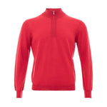 Gran Sasso Elegant Crimson Wool T-Shirt for Men GR-4339665-IT50 | L