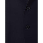 Elegant Blue Cotton Lardini Jacket LA-4194673-IT52 | XL
