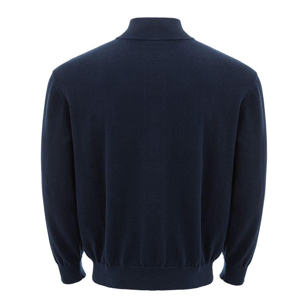Armani Exchange Blue Cotton Sweater AR-3915673-M