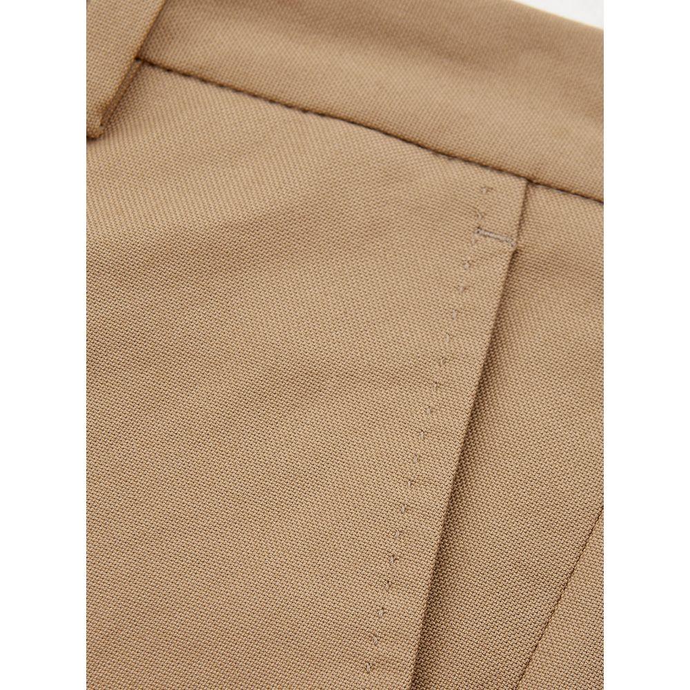 Lardini Elegant Brown Cotton Trousers for Women LA-1134664-IT38|XS