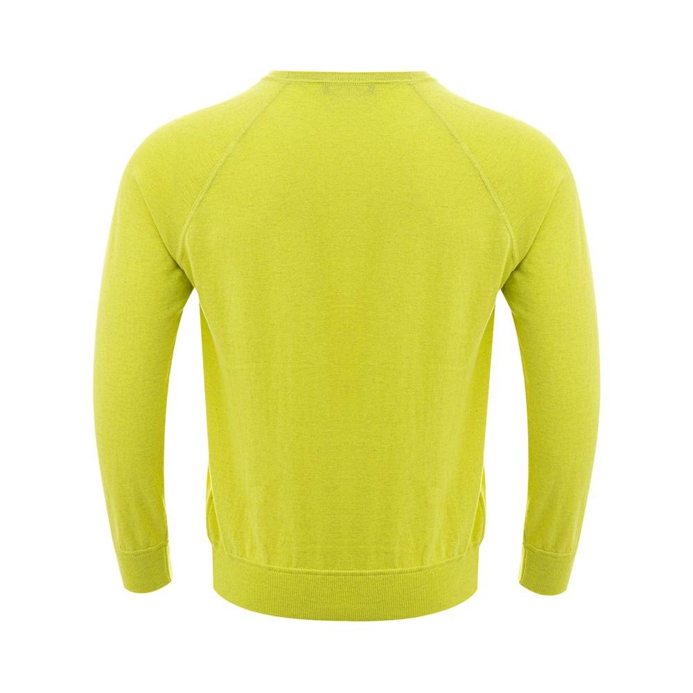 Gran Sasso Sunny Yellow Italian Cotton Sweater GR-4367669-IT50 | L
