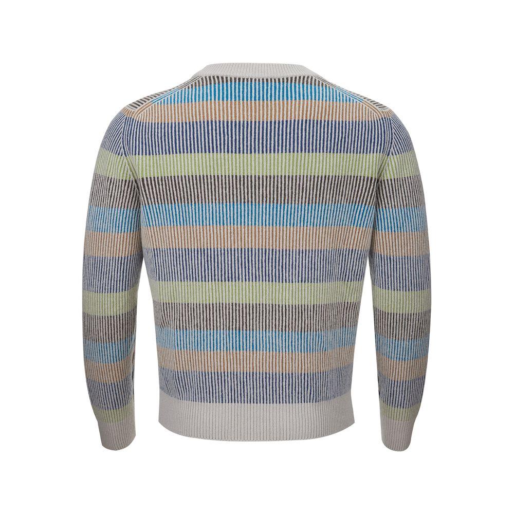 Gran Sasso Elegant Multicolor Cashmere Sweater for Men GR-1565667-IT50 | L