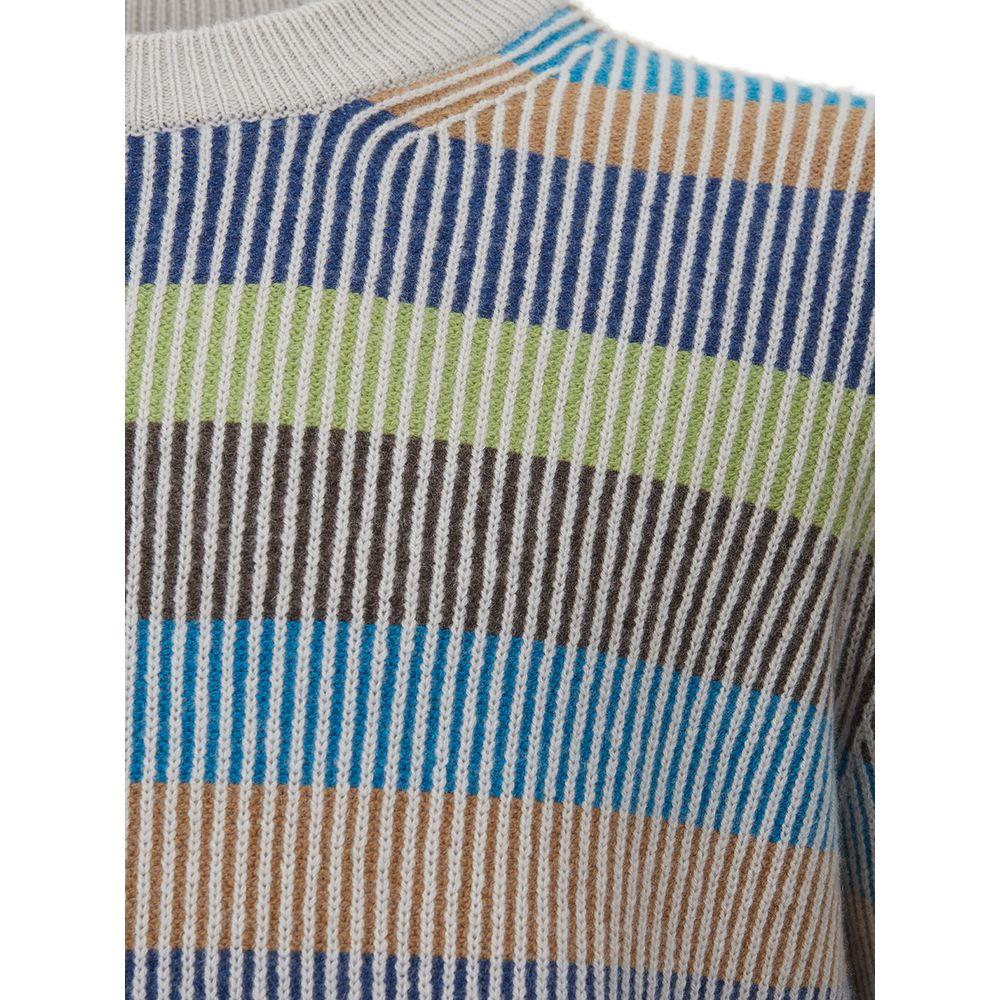 Gran Sasso Elegant Multicolor Cashmere Sweater for Men GR-1565667-IT50 | L