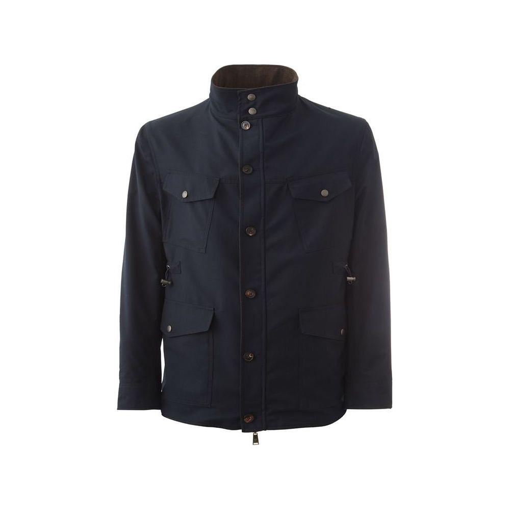 Lardini Elegant Wool Blue Jacket for Men LA-1227673-IT50 | L