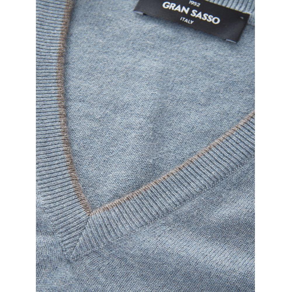 Gran Sasso Elegant Cashmere Sweater in Chic Gray GR-1545662-IT50 | L