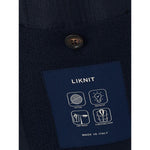 Lardini Blue Cotton Blazer LA-1195673-IT56 | 3XL
