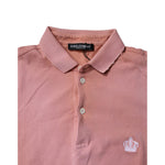 Dolce & Gabbana Pink Cotton Crown Collared Polo T-shirt