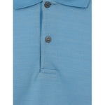 Dunhill Blue Cotton Polo Shirt DU-906267320013813-M