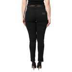 Dolce & Gabbana Black Cotton Mid Waisted Skinny Denim Jeans PAN75946-42