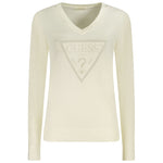 Guess Jeans White Viscose Sweater GU-35551-XL