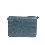 Dolce & Gabbana Green Exotic Leather DG Plaque Crossbody Mini Bag BAG4603