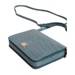 Dolce & Gabbana Green Exotic Leather DG Plaque Crossbody Mini Bag BAG4603