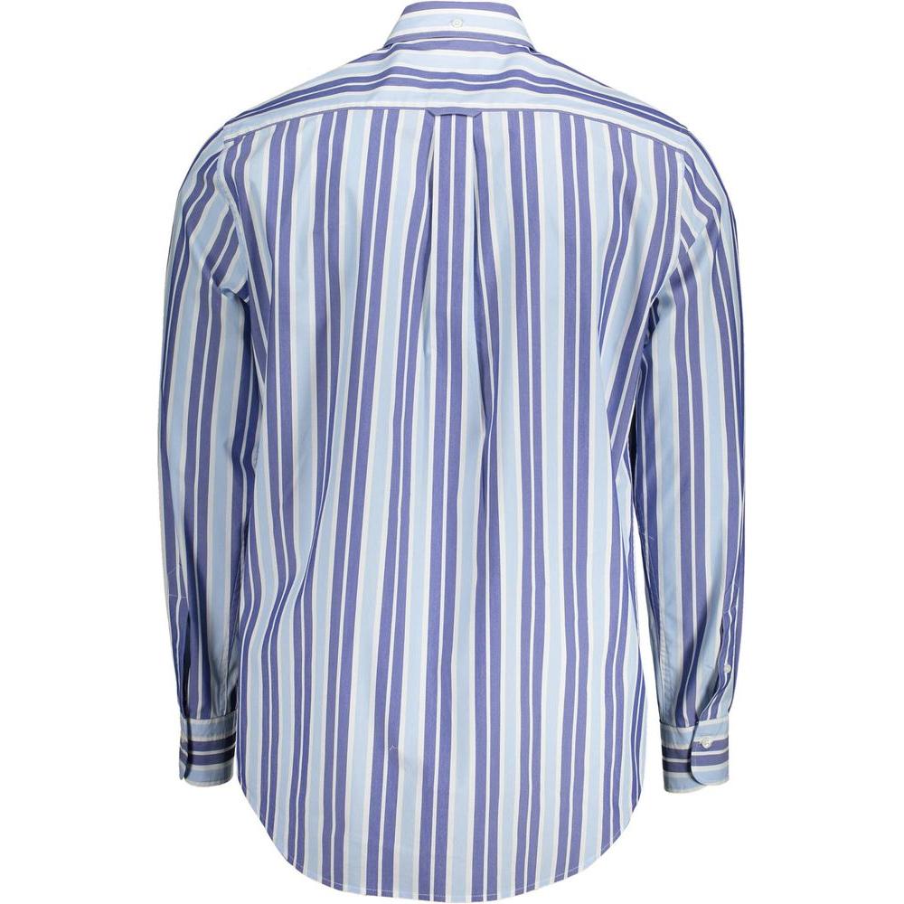 Gant Light Blue Cotton Men Shirt GA-3368-S