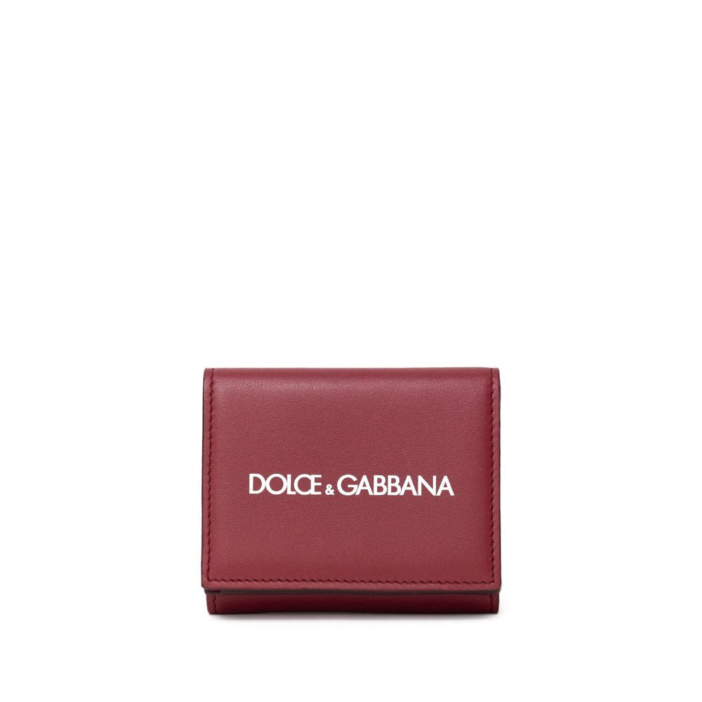 Dolce & Gabbana Red Calfskin Wallet DO&-8788665