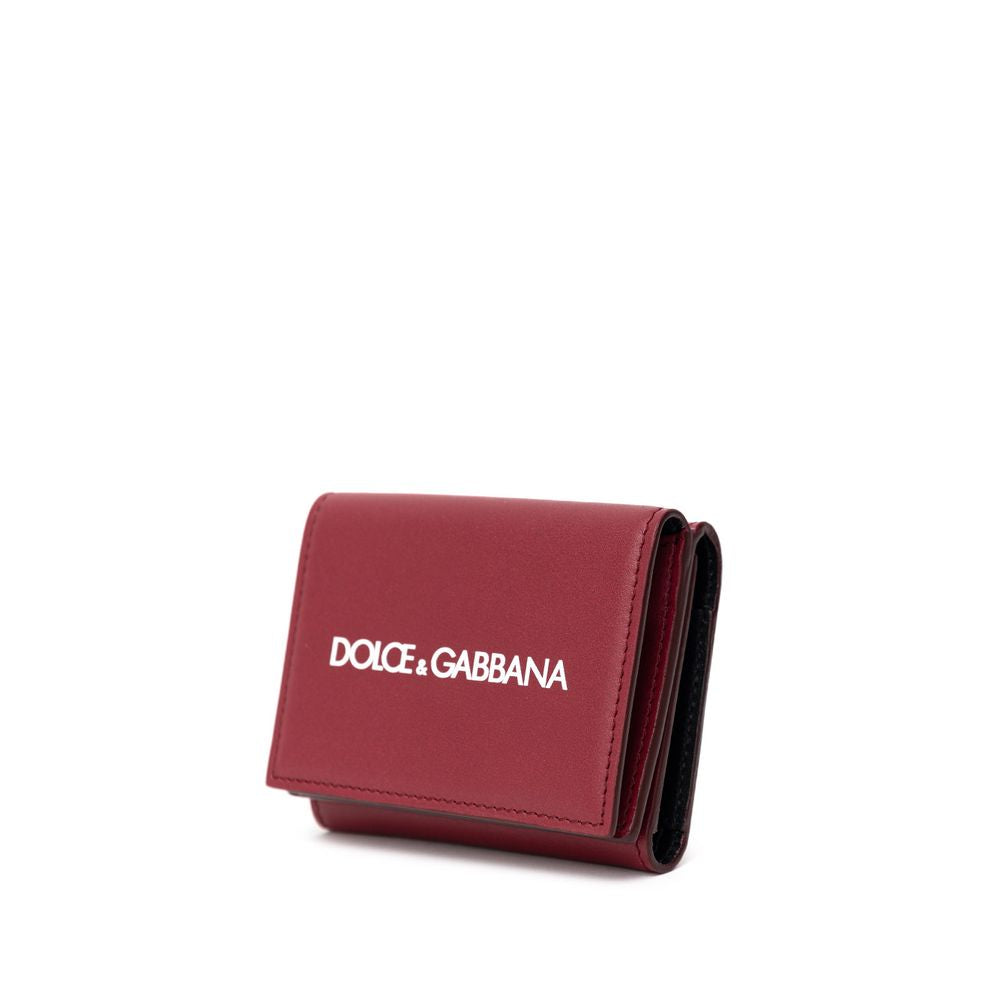 Dolce & Gabbana Red Calfskin Wallet DO&-8788665