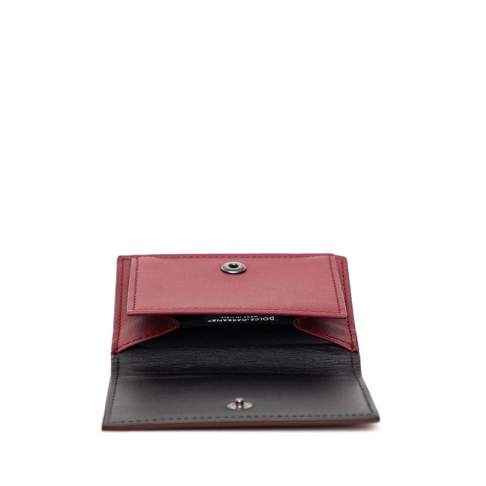 Dolce & Gabbana Red Calfskin Wallet DO&-8788665