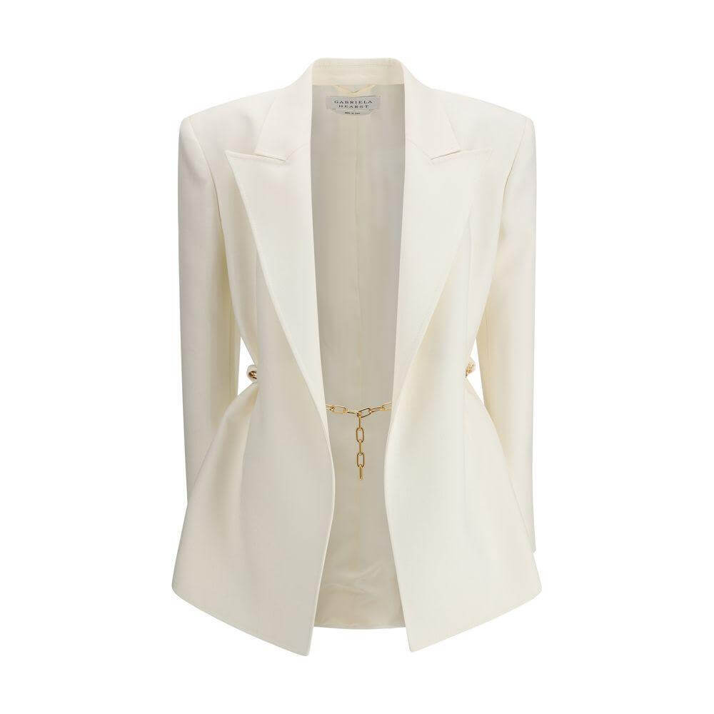 Gabriela Hearst Epona Blazer GA-2255078W166IVR-IT38 | S