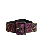Dolce & Gabbana Multicolor Floral Jacquard Wide Waist Belt WMB494-75