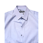 Dolce & Gabbana Light Blue Cotton SICILIA Dress Formal Shirt TSH878499-38