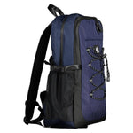 La Martina Blue Polyester Men Backpack LA-20565