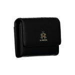 La Martina Black Polyethylene Women Wallet LA-20573